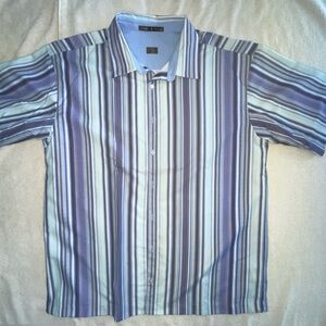 Nike TW Men's Striped Blue Shirt